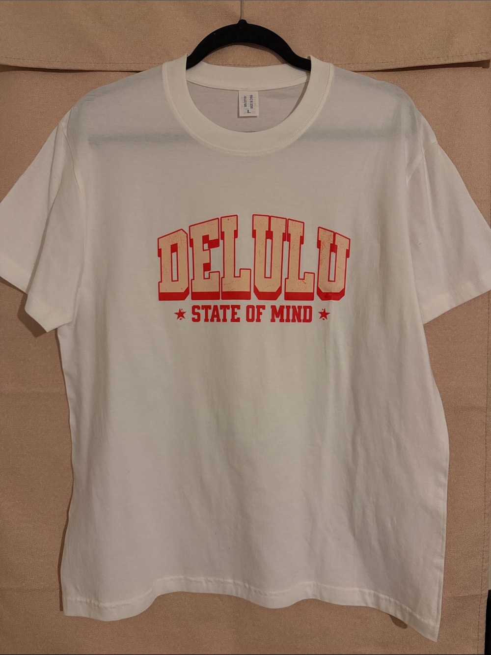 State of Mind White Graphic Tee